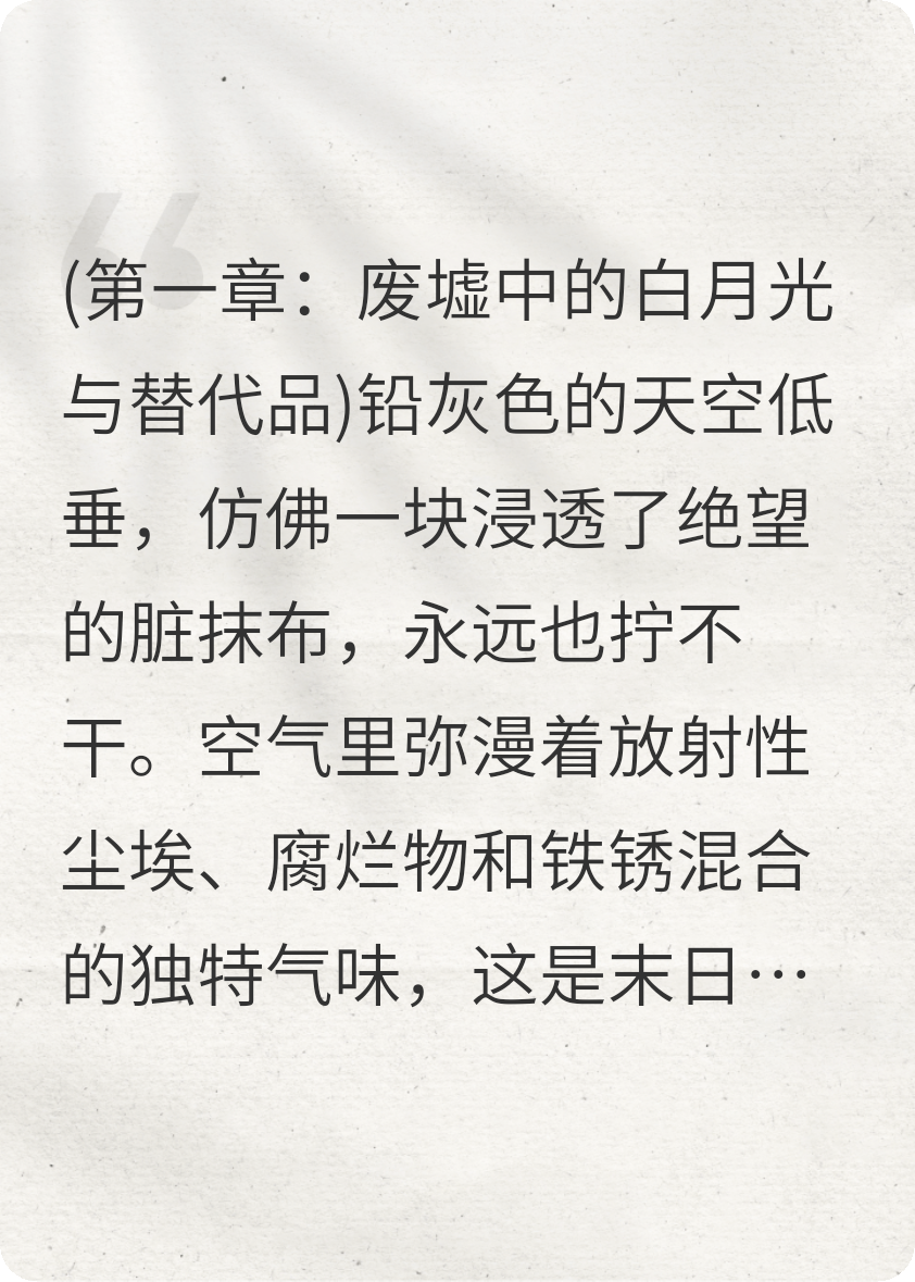 灰烬之下，你是谁的倒影