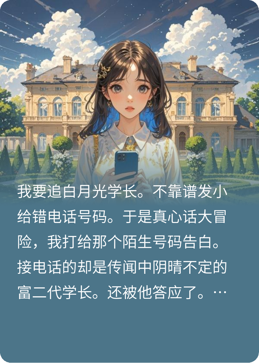 追白月光要错电话打给阴郁富二代