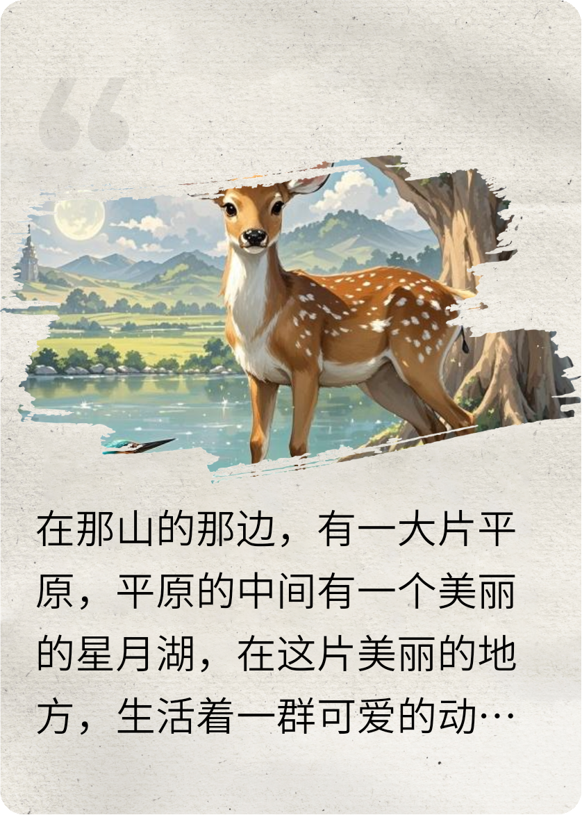 星月湖的守护者（童话）