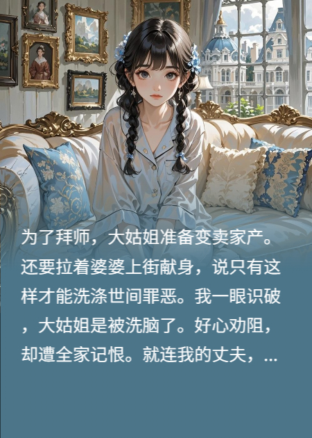 为了拜师，大姑姐竟要变卖我的房子！