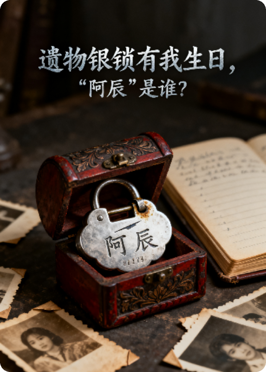 遗物银锁有我生日，“阿辰”是谁？