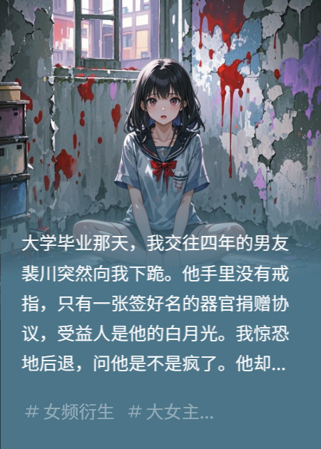男友逼我捐心救白月光，我反手送他全家火葬场