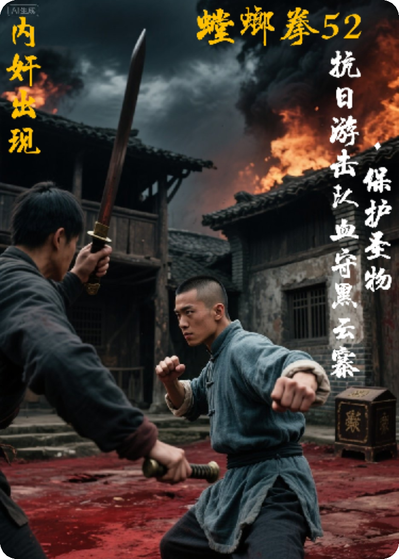 螳螂拳52内奸出现·抗日游击队血守黑云寨·保护圣物