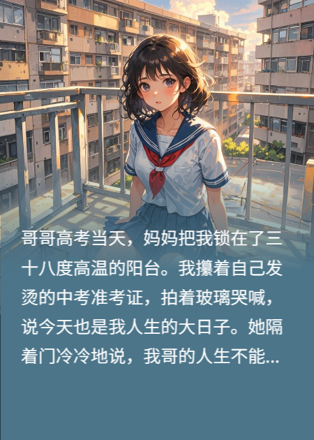 哥哥高考那天，我被妈妈锁在阳台