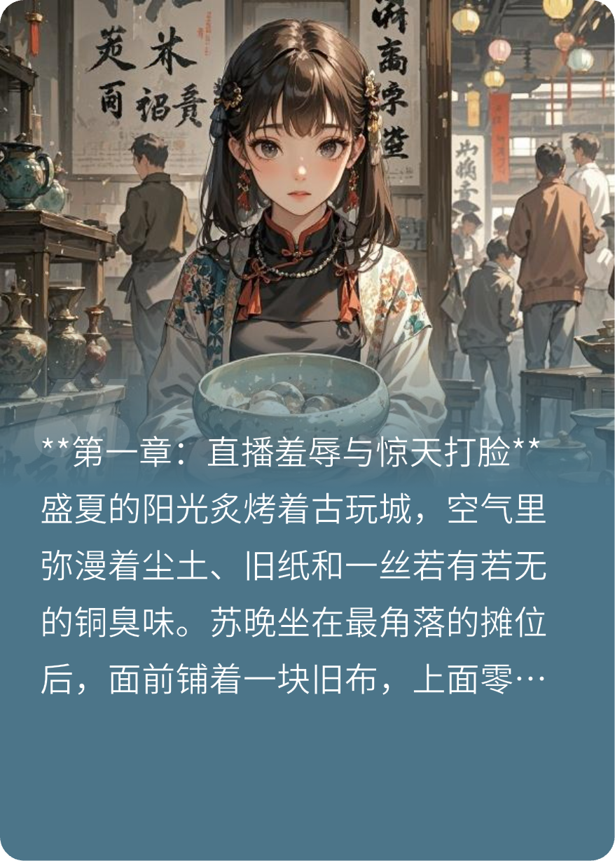 直播鉴宝时，前夫跪求我救他小情人