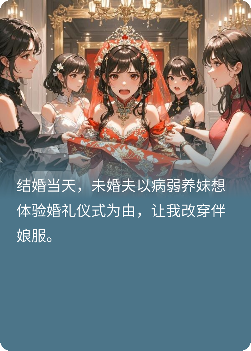 婚礼未婚夫让我做伴娘，我直接转嫁小叔子