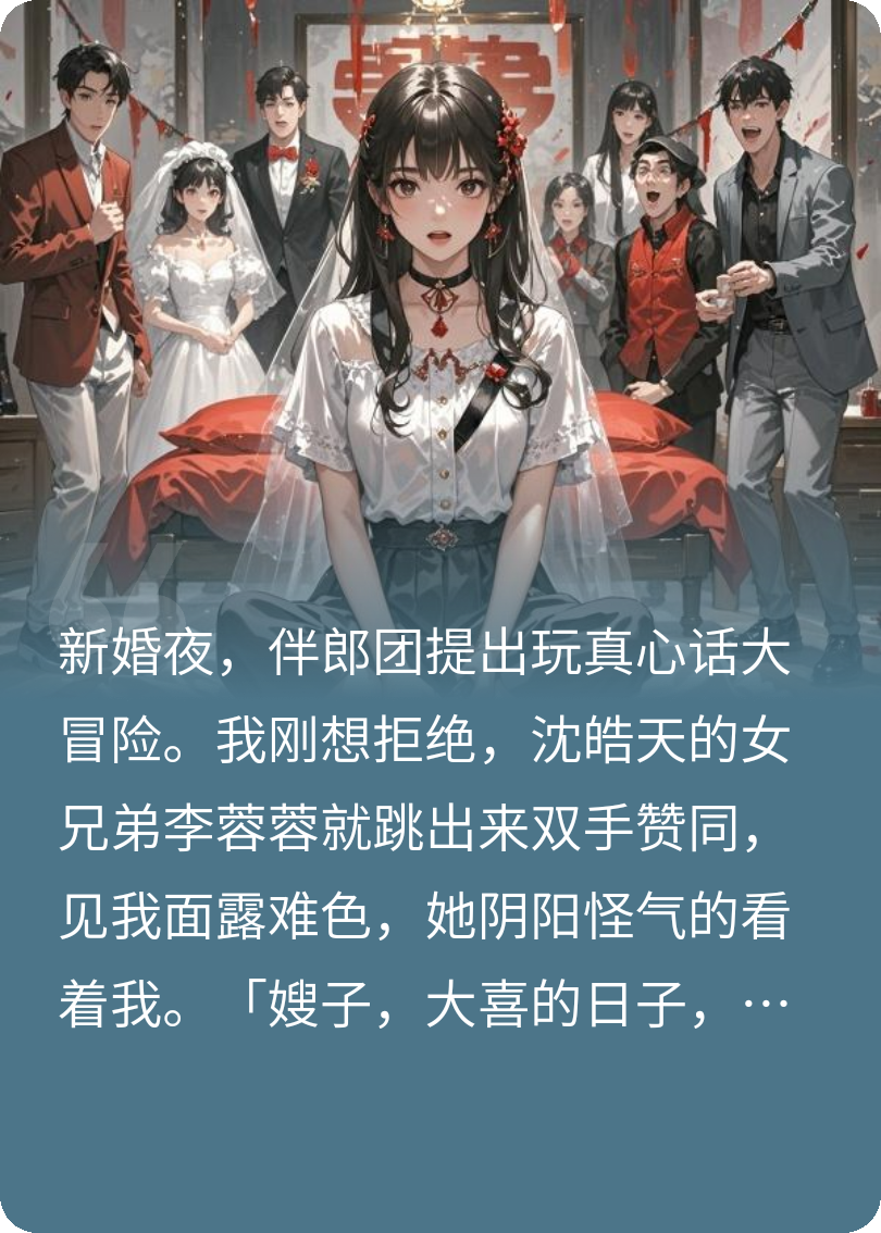 新婚夜逼我玩真心话大冒险，我笑了，他们却哭了