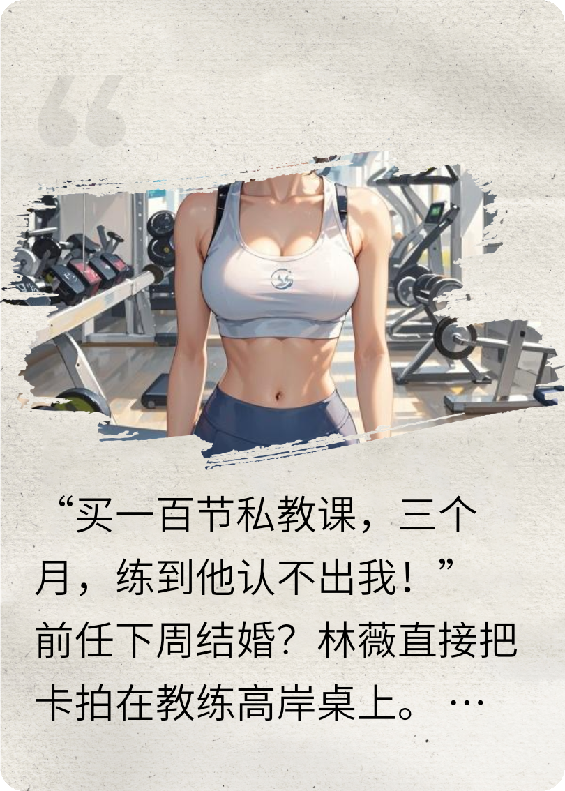 健身教练：她买课一百节，说要练死前任