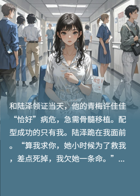 领证日，渣男下跪求我救青梅