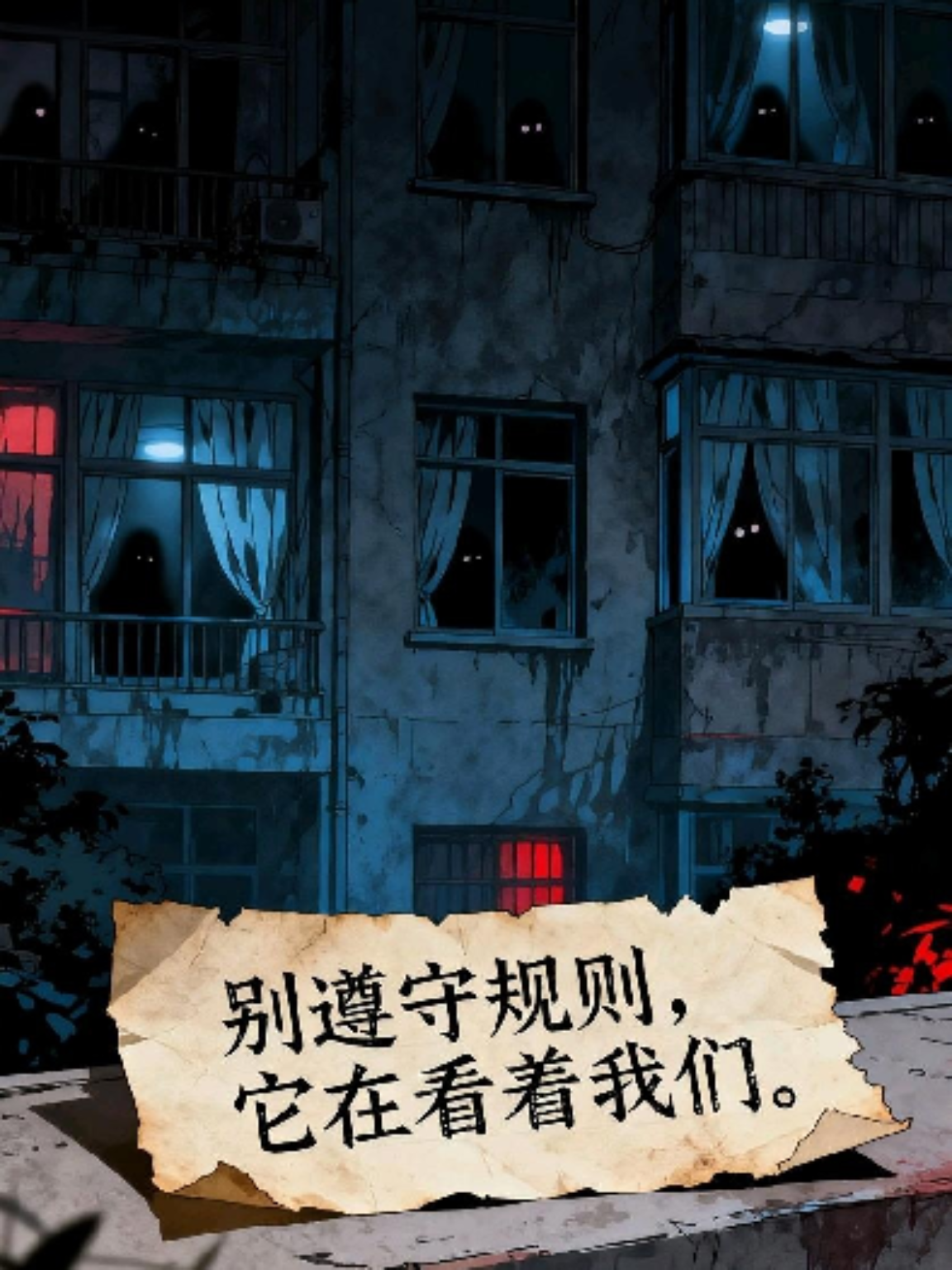 别遵守规则，它在看着我们