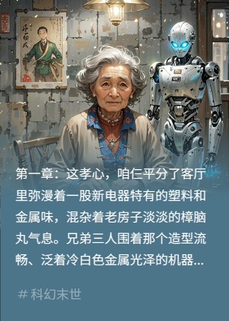 妈，机器人孝子给您送钱来了！
