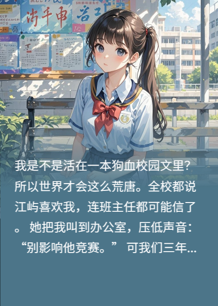 全校都说学神喜欢我，只有我知道不是