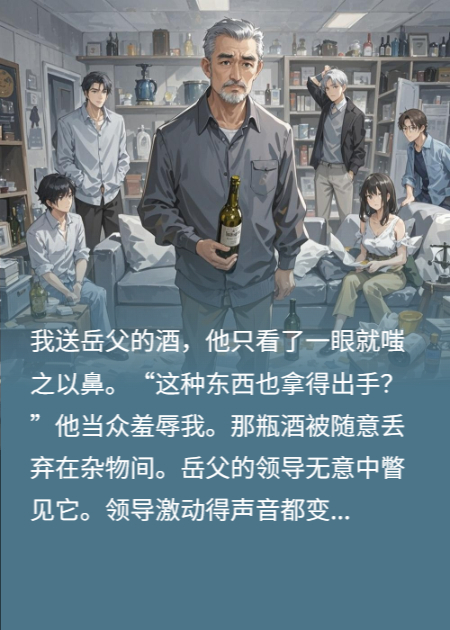 中秋送酒却遭岳父嫌弃，领导上门抢着收！