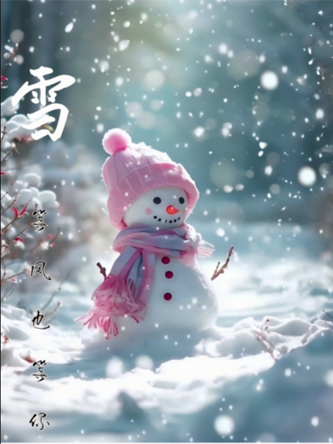 冬雪未眠，等风也等你