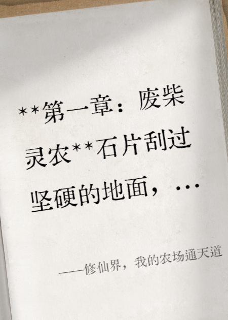 修仙界，我的农场通天道