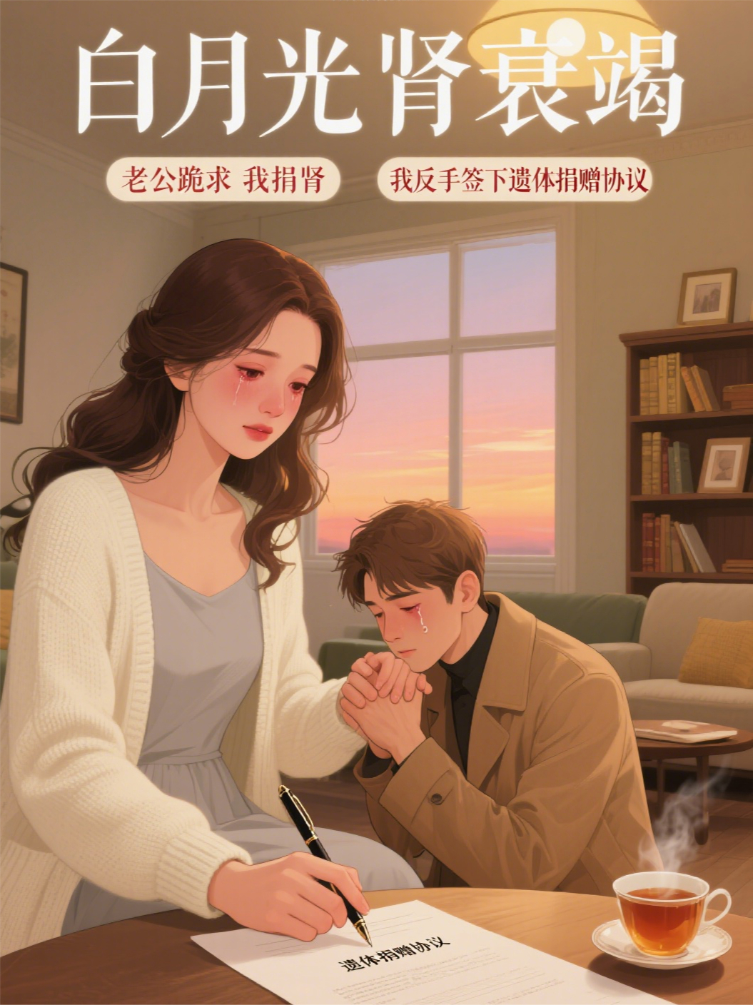 白月光肾衰竭，老公求我捐肾我反手签下遗体捐赠协议