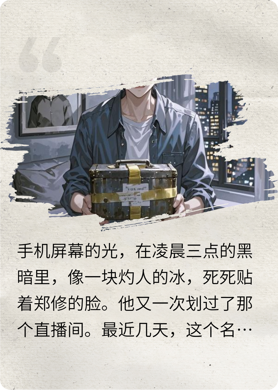 他用我弟的脸直播带货