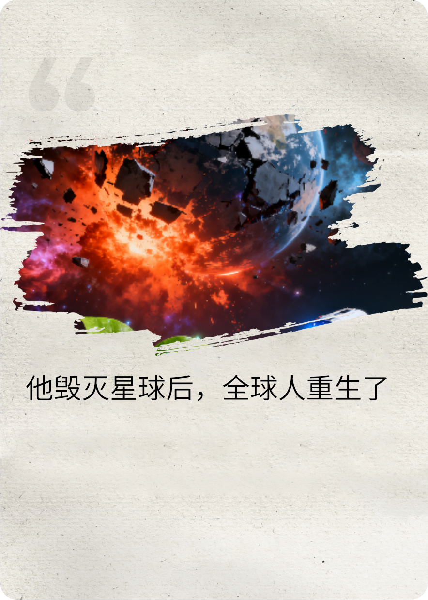 他毁灭星球后，全球人都重生了