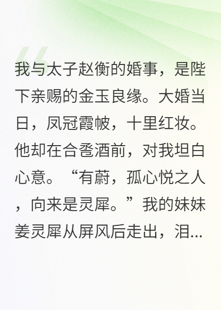 血饲救夫君，他却认错救命恩人