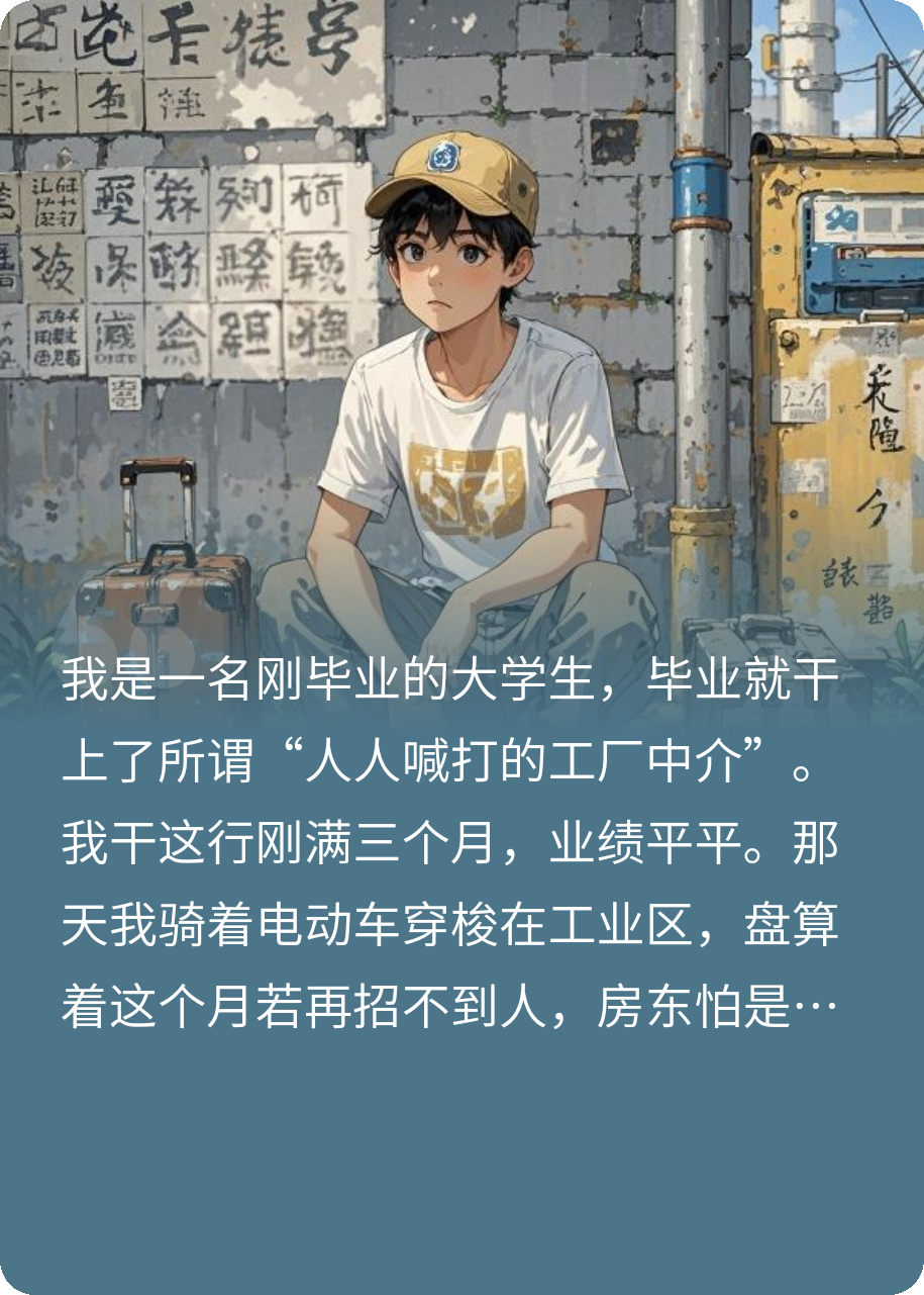当工厂中介遇上三和大神
