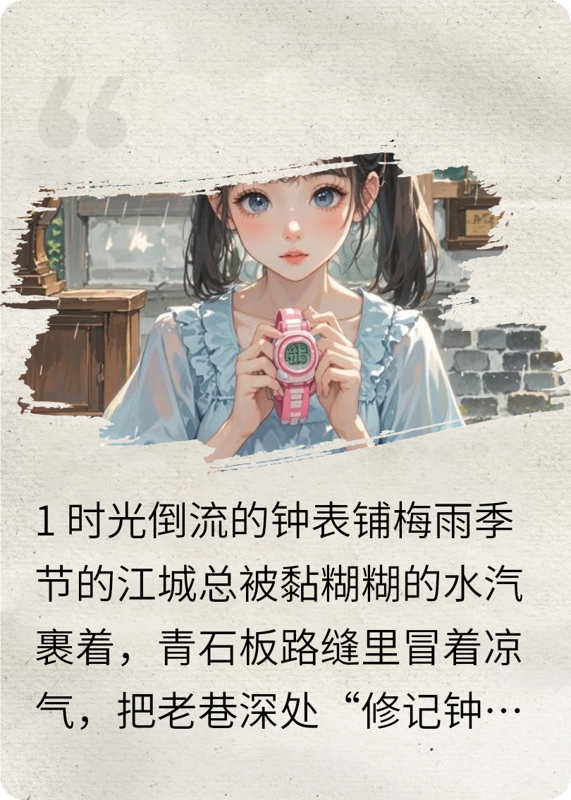 老巷钟表铺的“时间赊账”事件
