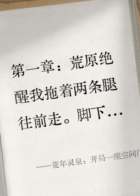 荒年灵泉：开局一座空间门