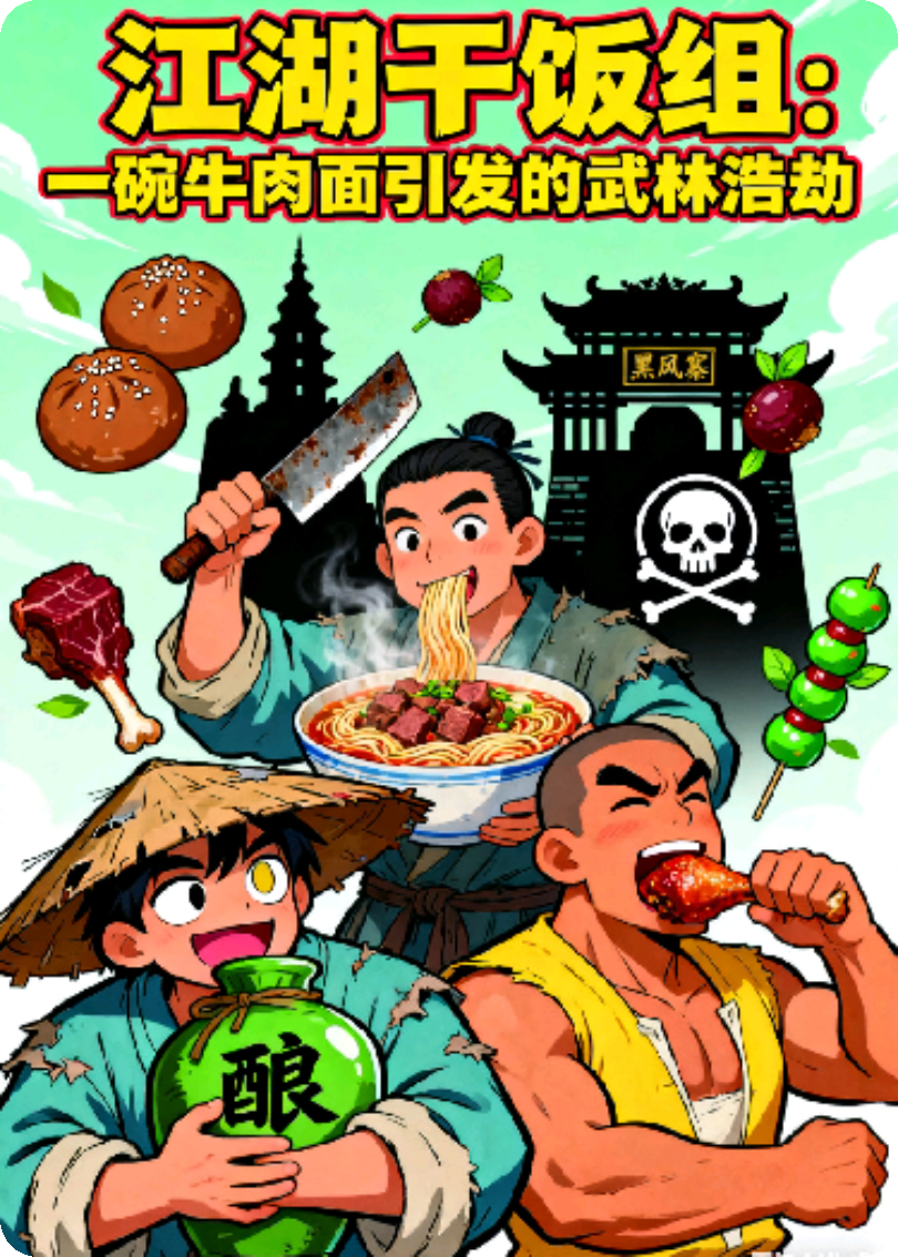 江湖干饭组：一碗牛肉面引发的武林浩劫