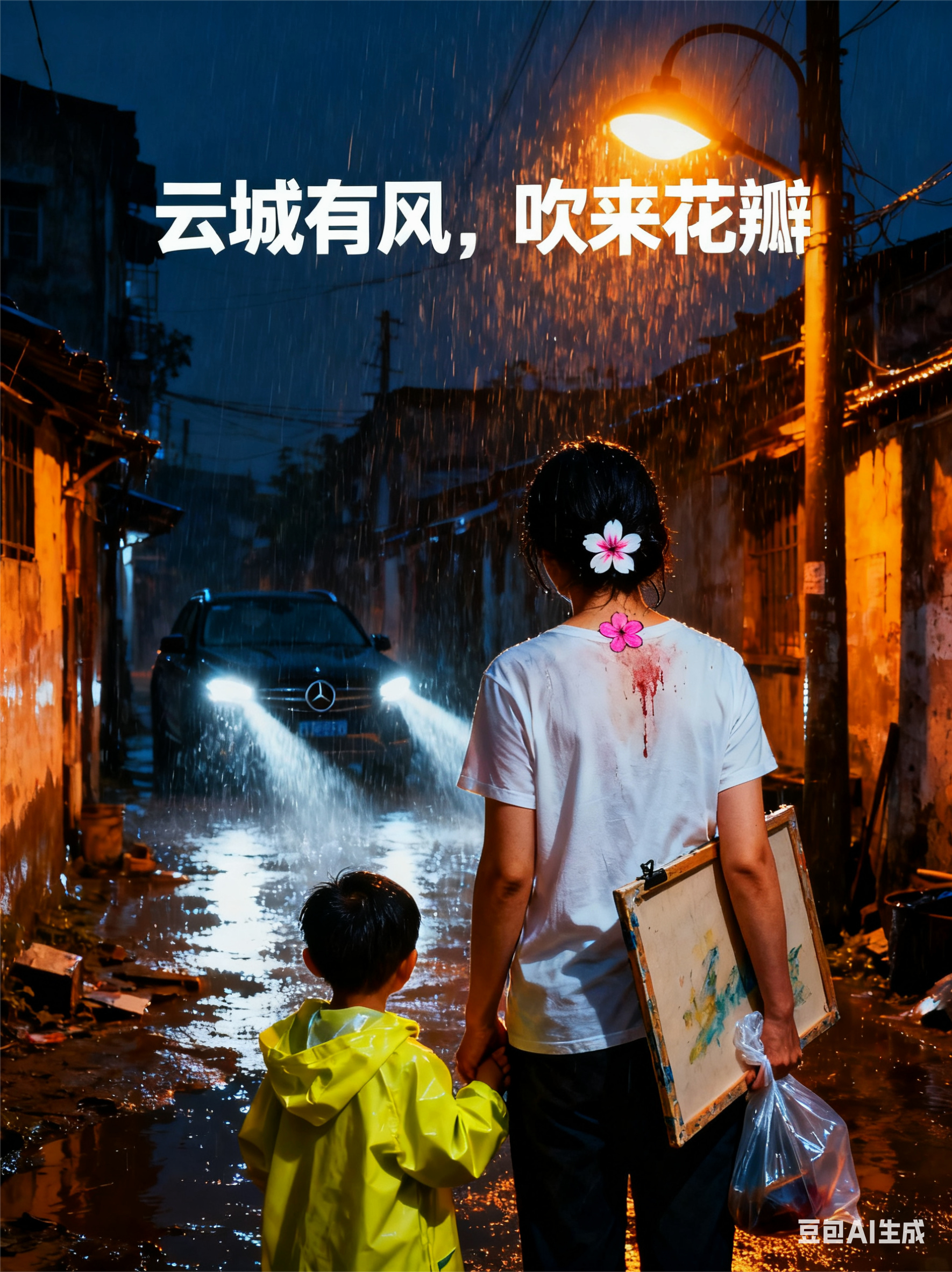 《云城有风，吹来花瓣》