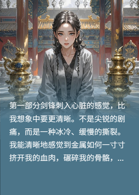 剑锋刺入心脏的感觉，比我想象中要更清晰