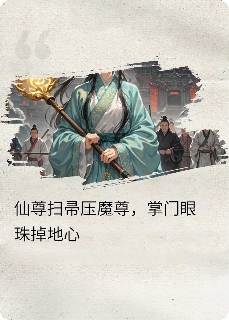 仙尊扫帚压魔尊，掌门眼珠掉地心