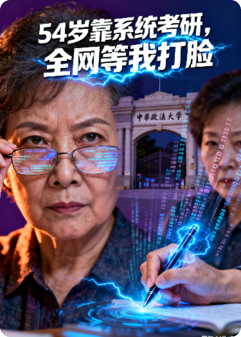 阿姨不狠，系统不稳：我的考研逆袭路