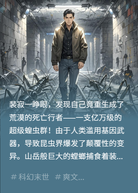 我重生成亿万蝗虫，人类求我别死