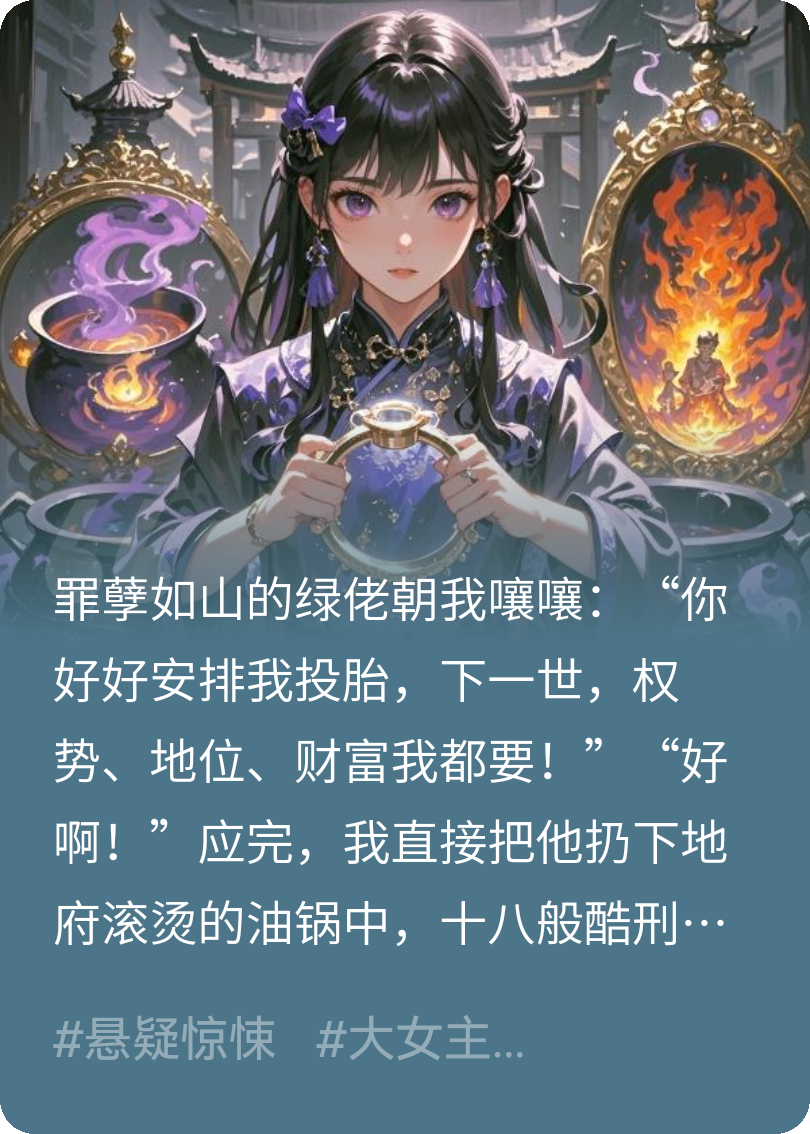 将罪孽如山的绿佬下油锅，我带领地府全员无敌了
