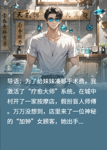 兼职盲人按摩，高冷校花在我手上绷不住了