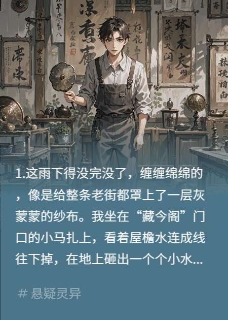 我在古董店时遇到的那些怪事（一）