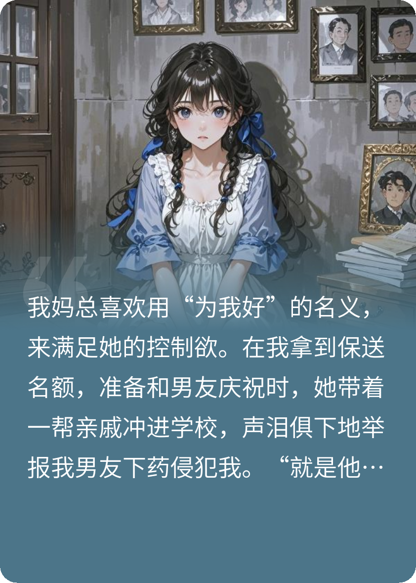 控制狂妈妈逼死男友，重生后我让她的“骄傲”身败名裂