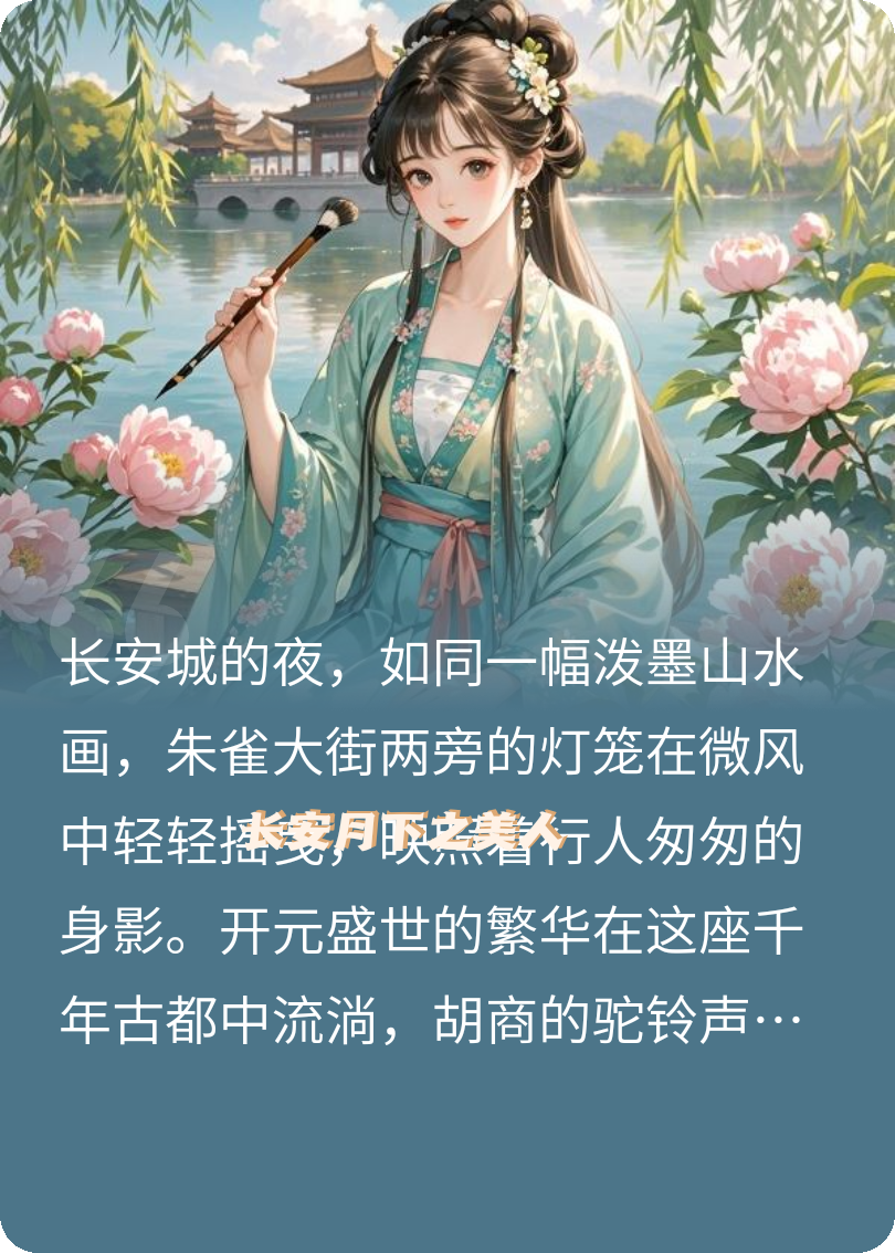 长安月下美人