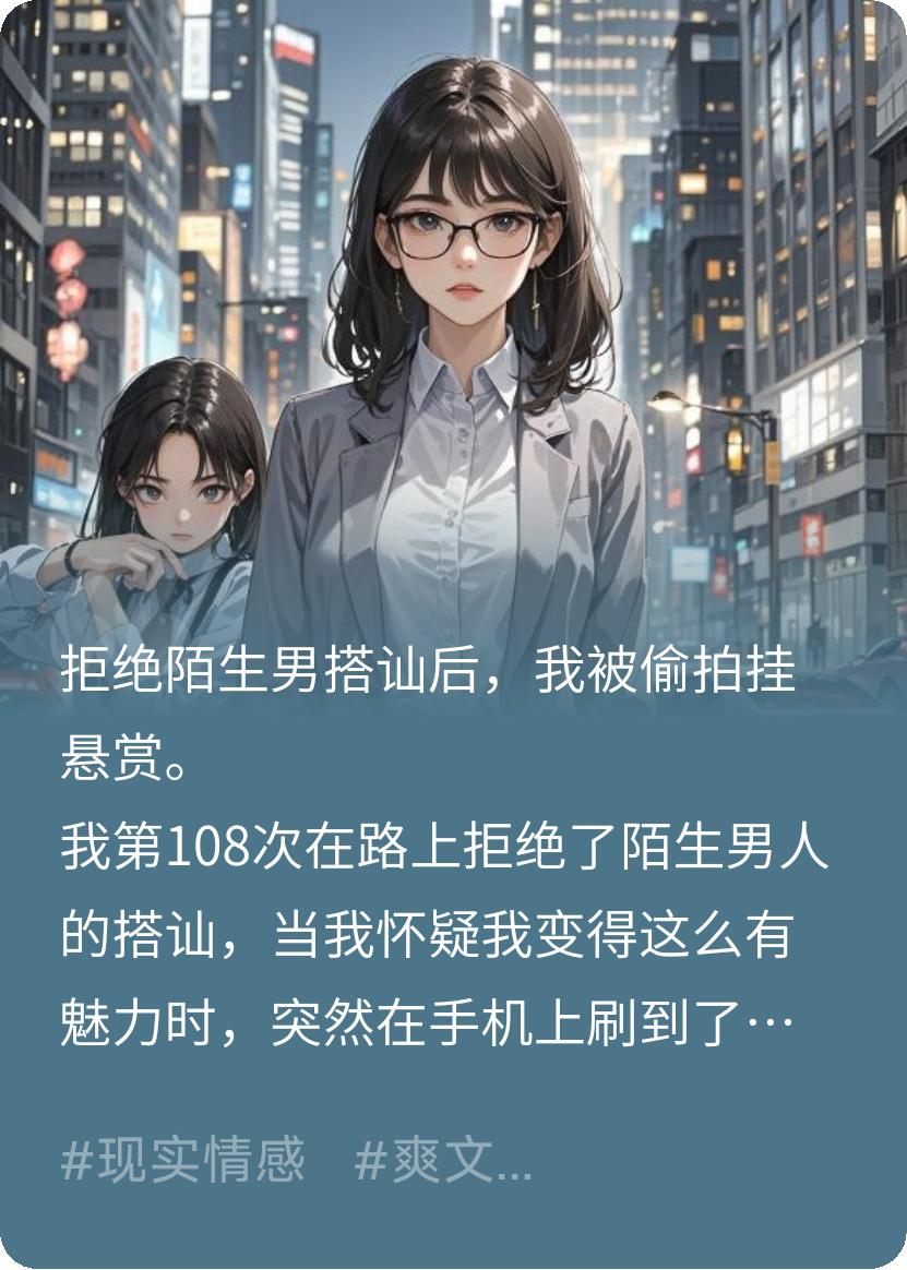 拒绝陌生男搭讪后，我被偷拍悬赏