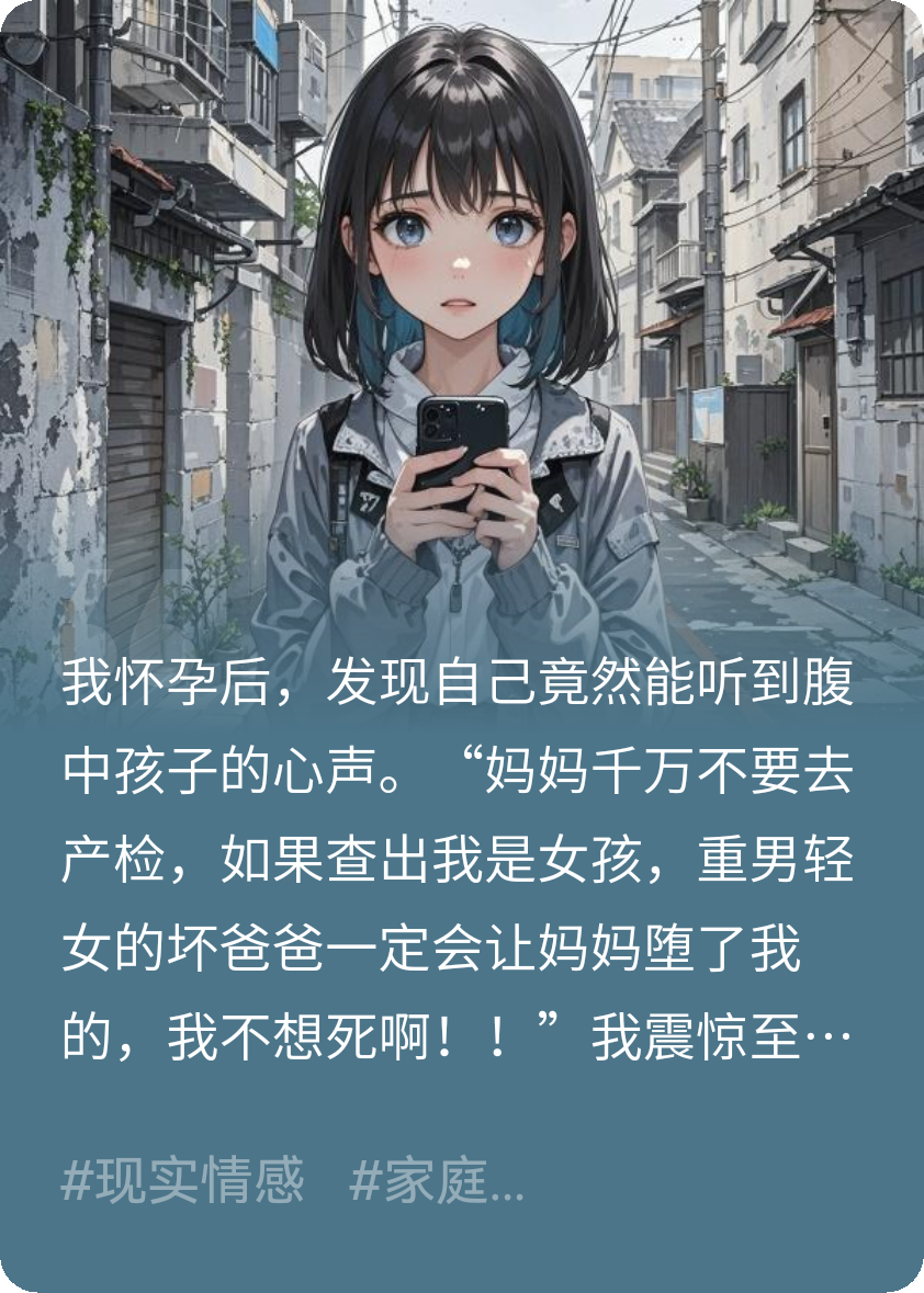 听到腹中孩子的心声后，我杀疯了
