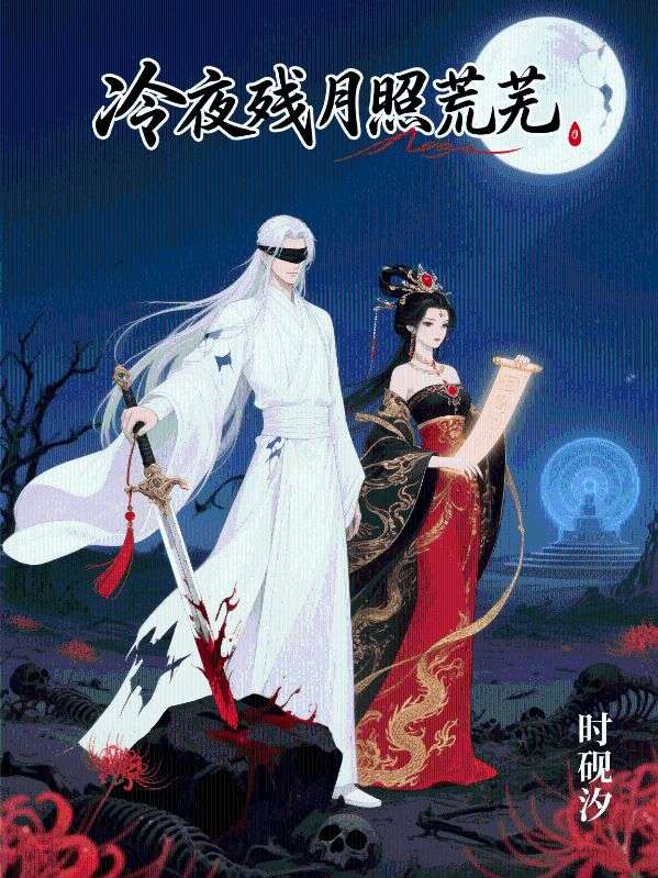 冷夜残月照荒芜