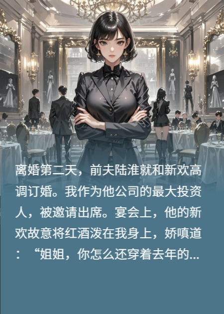 前夫的订婚宴，他逼我当众承认自己是“被玩烂的破鞋”