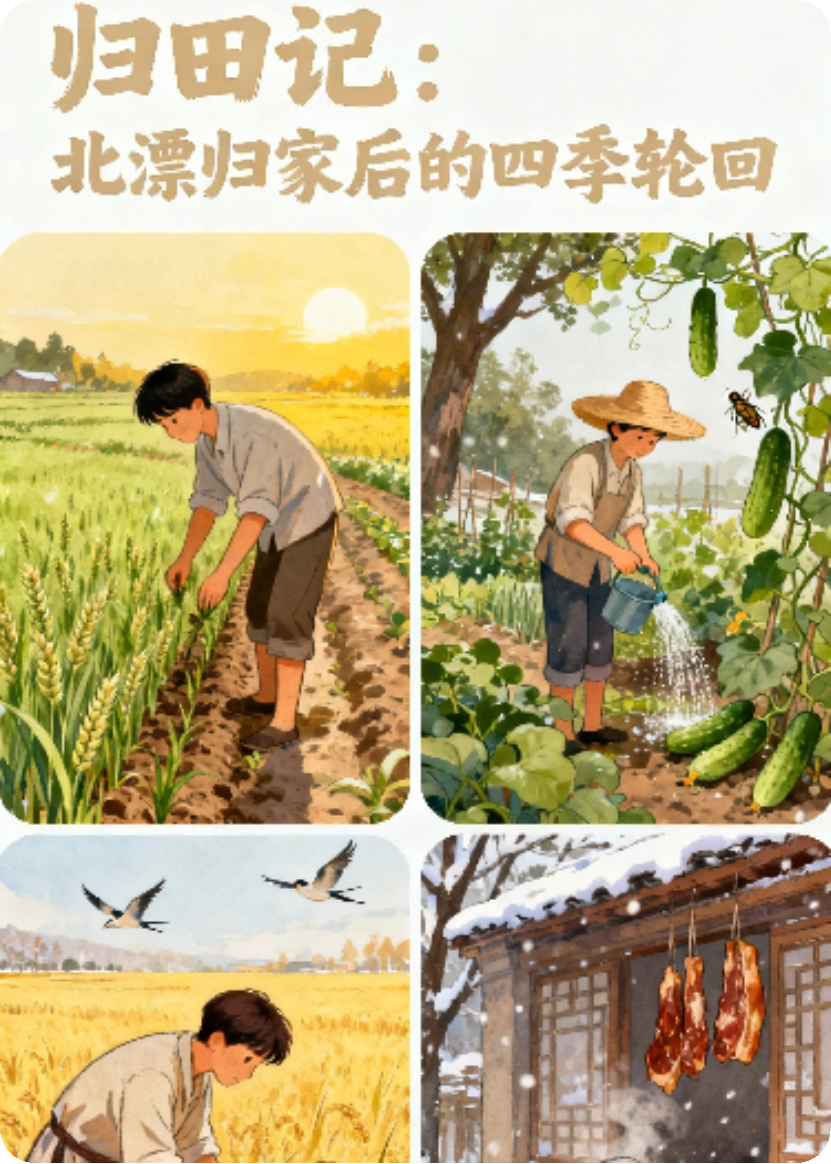 归田记：北漂归家后的四季轮回