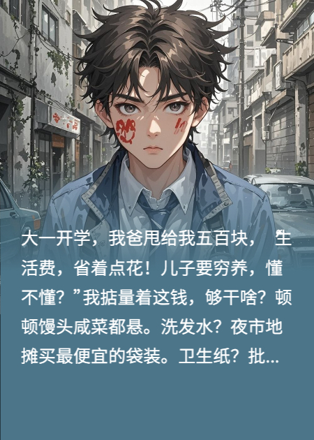 开学攥着五百吃馒头咸菜，脚烂讨钱被骂矫情废物？