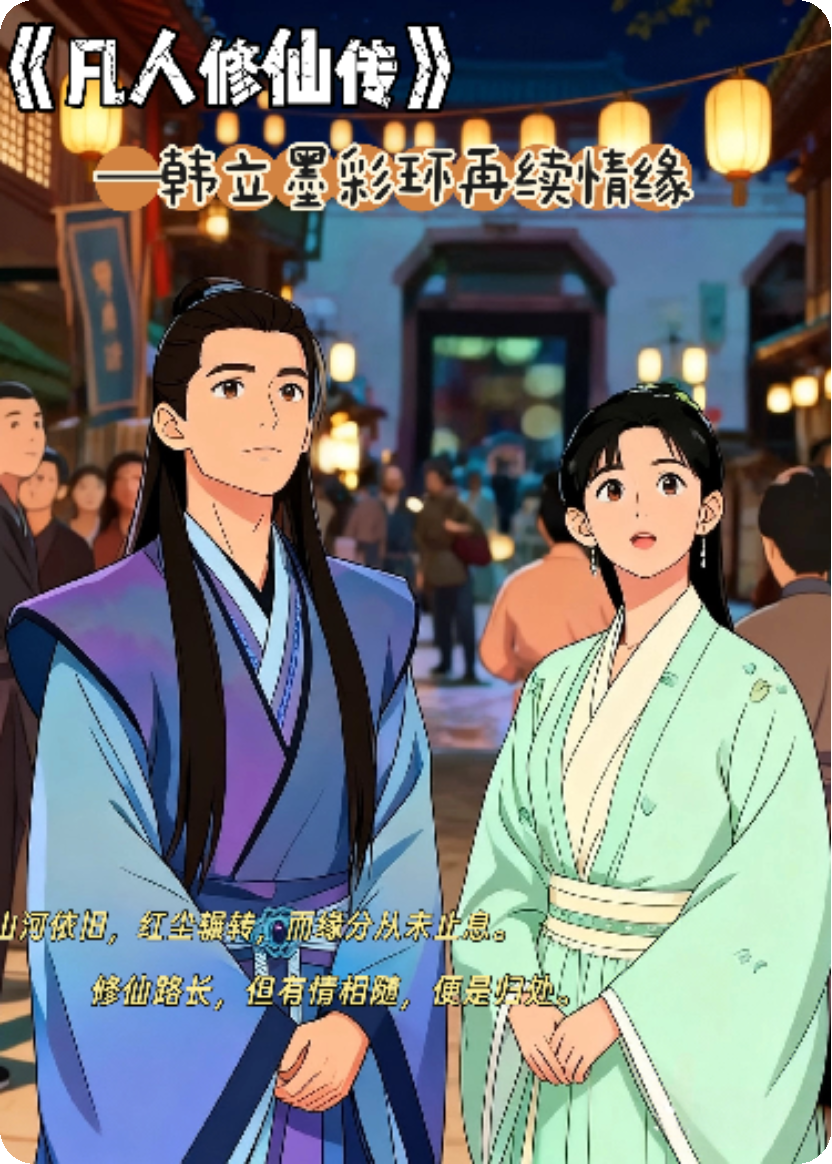 《凡人修仙传》—韩立墨彩环再续情缘