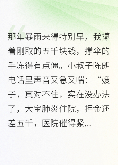 妯娌装穷借钱，我在她家看到金条