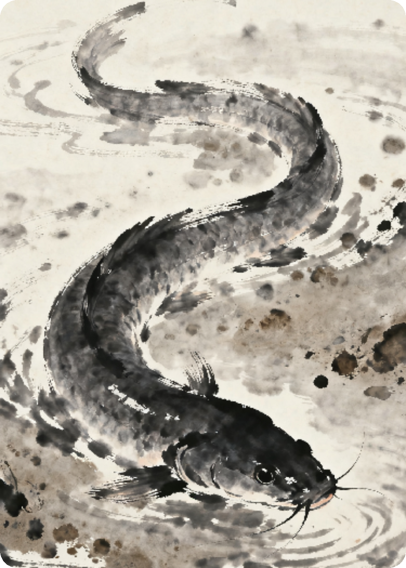 泥鳅钻泥通水道