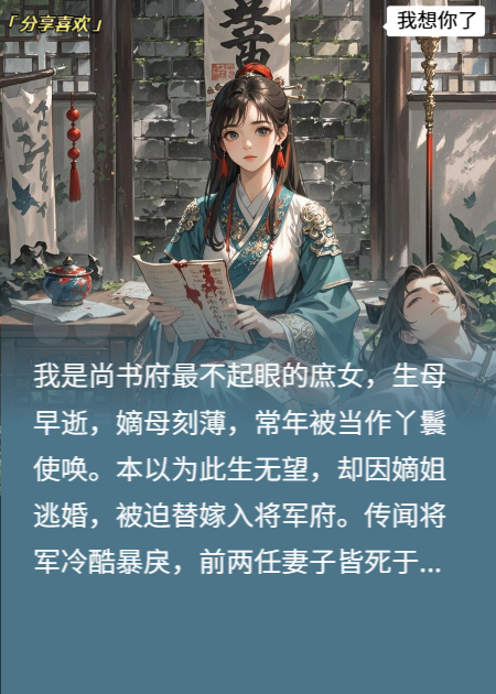 替嫁残将军后，我靠医术毒术飒爆京城