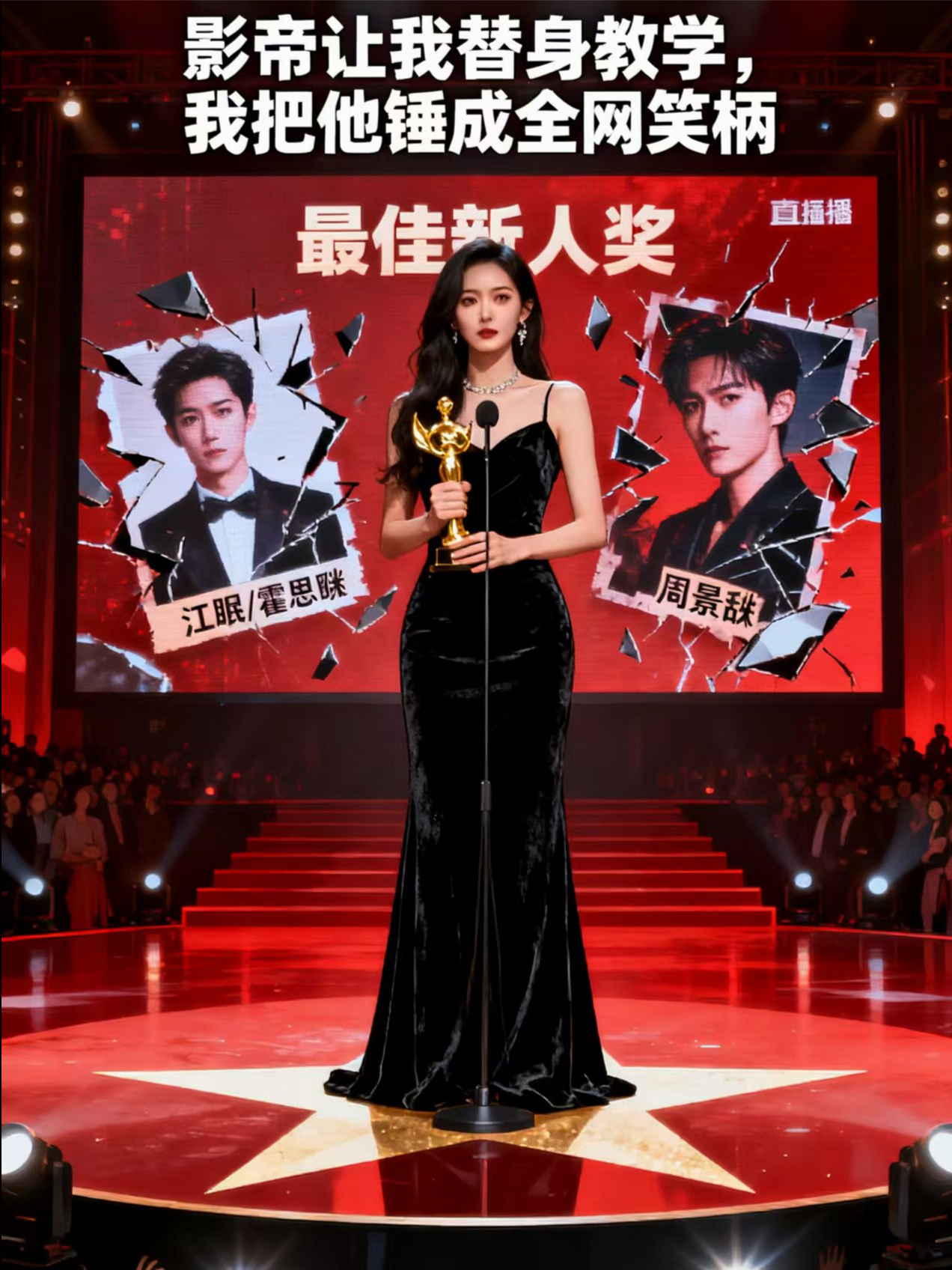 影帝让我替身教学，我把他锤成全网笑柄