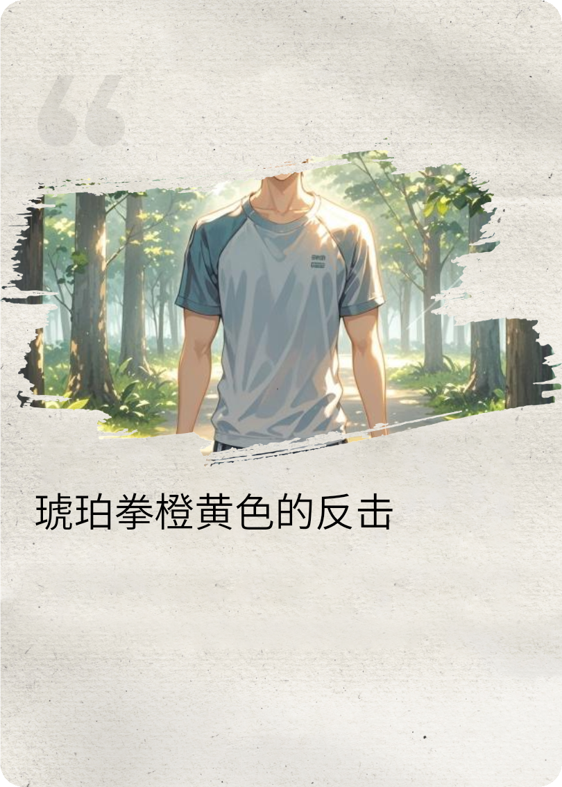 琥珀拳橙黄色的反击