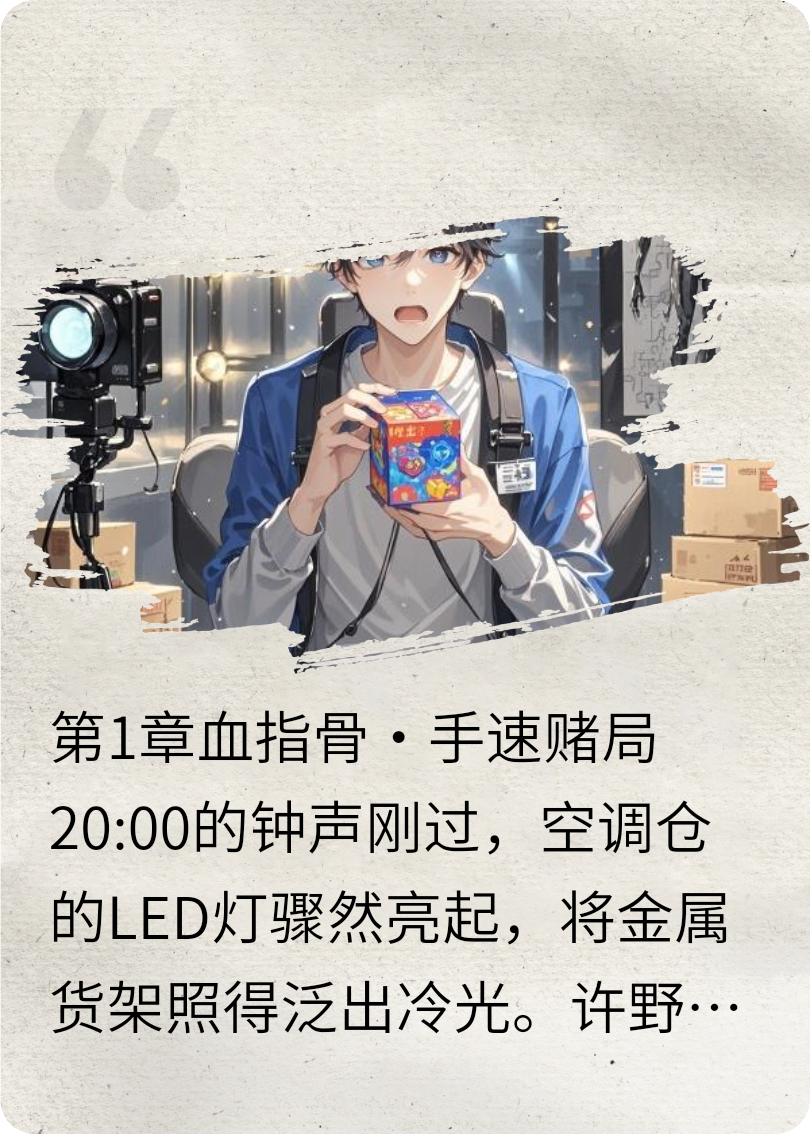 直播间惊现分尸盲盒，我成头号嫌犯